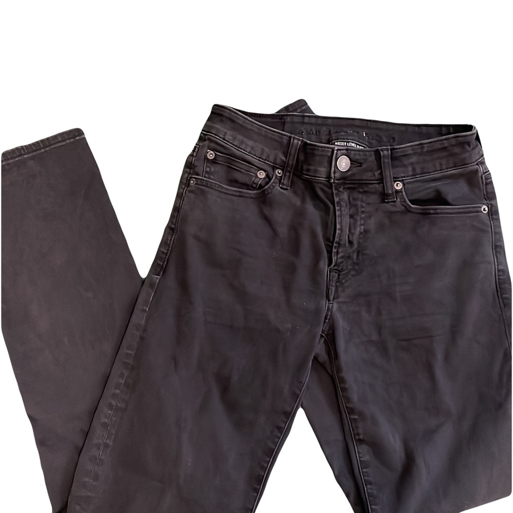 Black American Eagle Size 28 Original Straight  Jeans